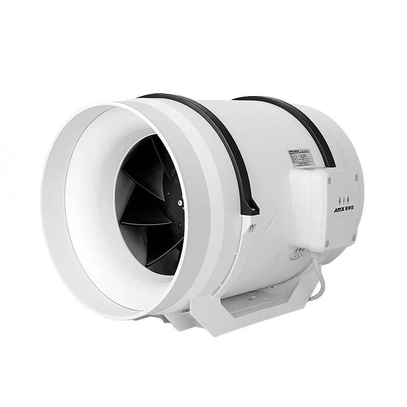 AMX D200 200mm Mixed Flow Industrial Inline Duct Fan
