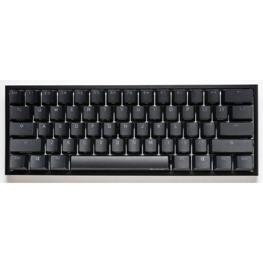 Ducky One 2 Pro Mini 60 Cherry MX Speed Silver Linear Mechanical Wired Gaming Keyboard - Black DK...