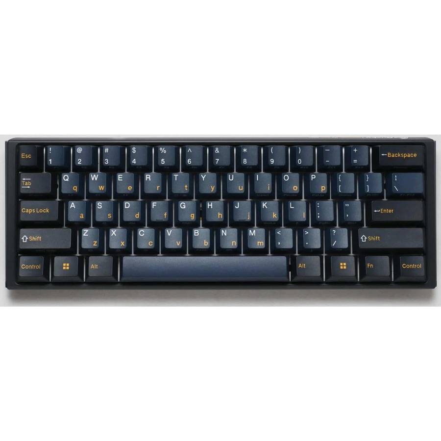 Ducky One 3 Pro Mini Nazca Line 60 Cherry MX2A Blue Clicky Mechanical Wired Gaming Keyboard - Bla...