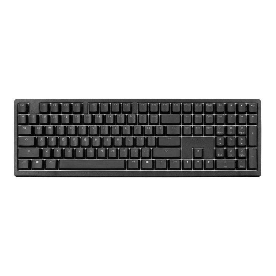 Ducky Zero 6108 Wireless RGB Gaming Keyboard Black with Cherry MX2A Speed Silver Linear Switches