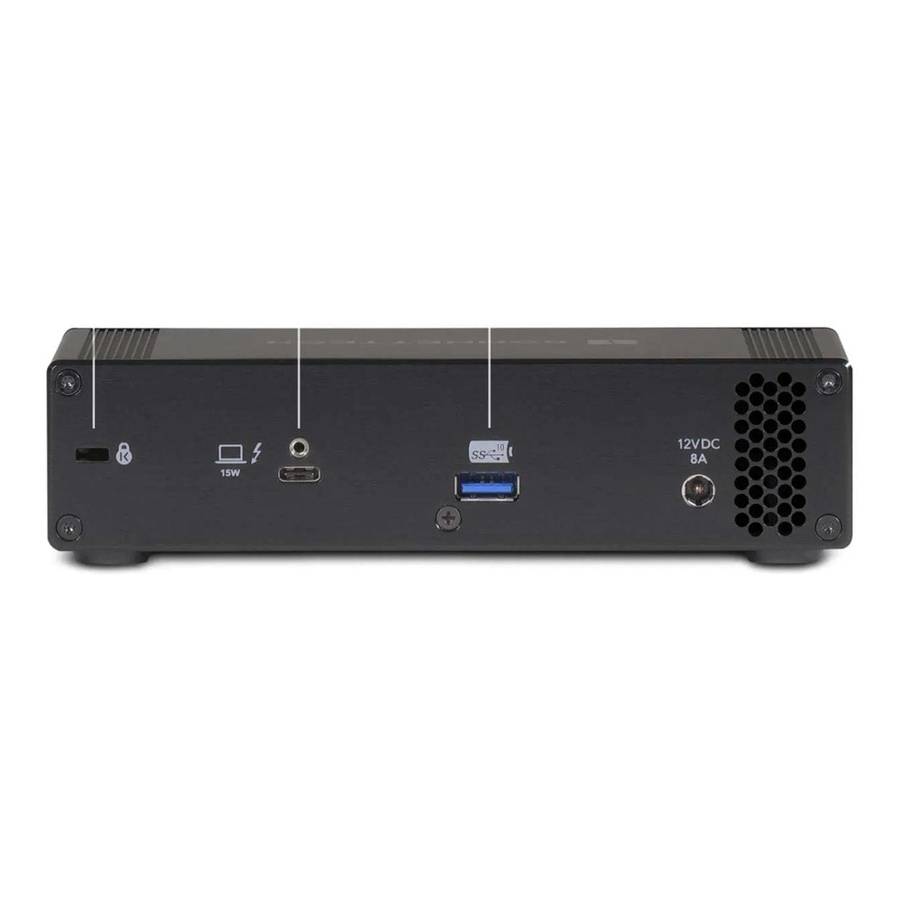 Sonnet Echo Dual NVMe Thunderbolt 4 Docking Station Black ECHO-DK2M2-TB