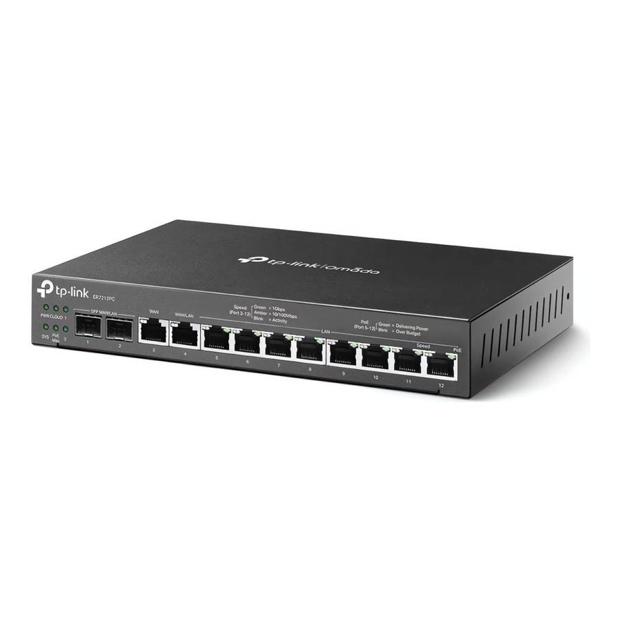 TP-Link ER7212PC Omada 3-in-1 Gigabit VPN Router
