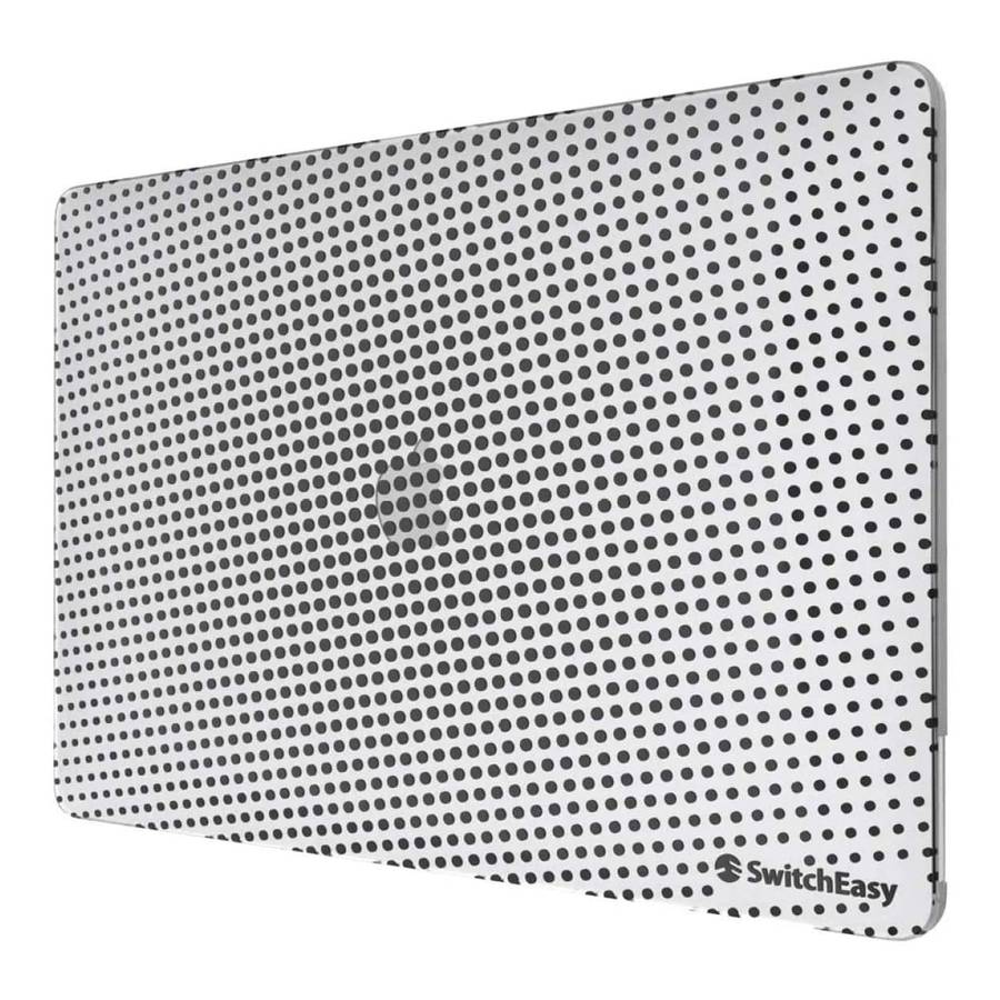 SwitchEasy Artist Dots 13-inch Hardshell Protective Notebook Case for MacBook Pro - Ice