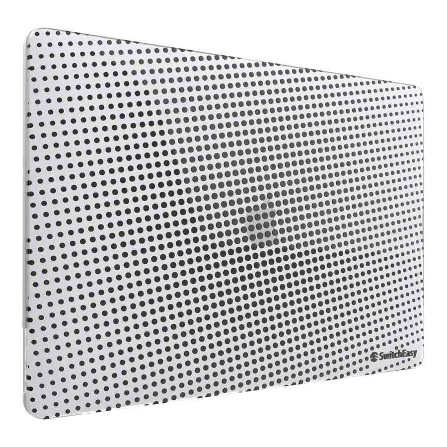 SwitchEasy Artist Dots 13-inch Hardshell Protective Notebook Case for MacBook Pro - Ice