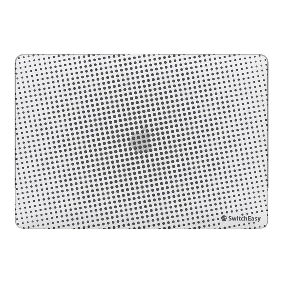 SwitchEasy Artist Dots 13-inch Hardshell Protective Notebook Case for MacBook Pro - Ice
