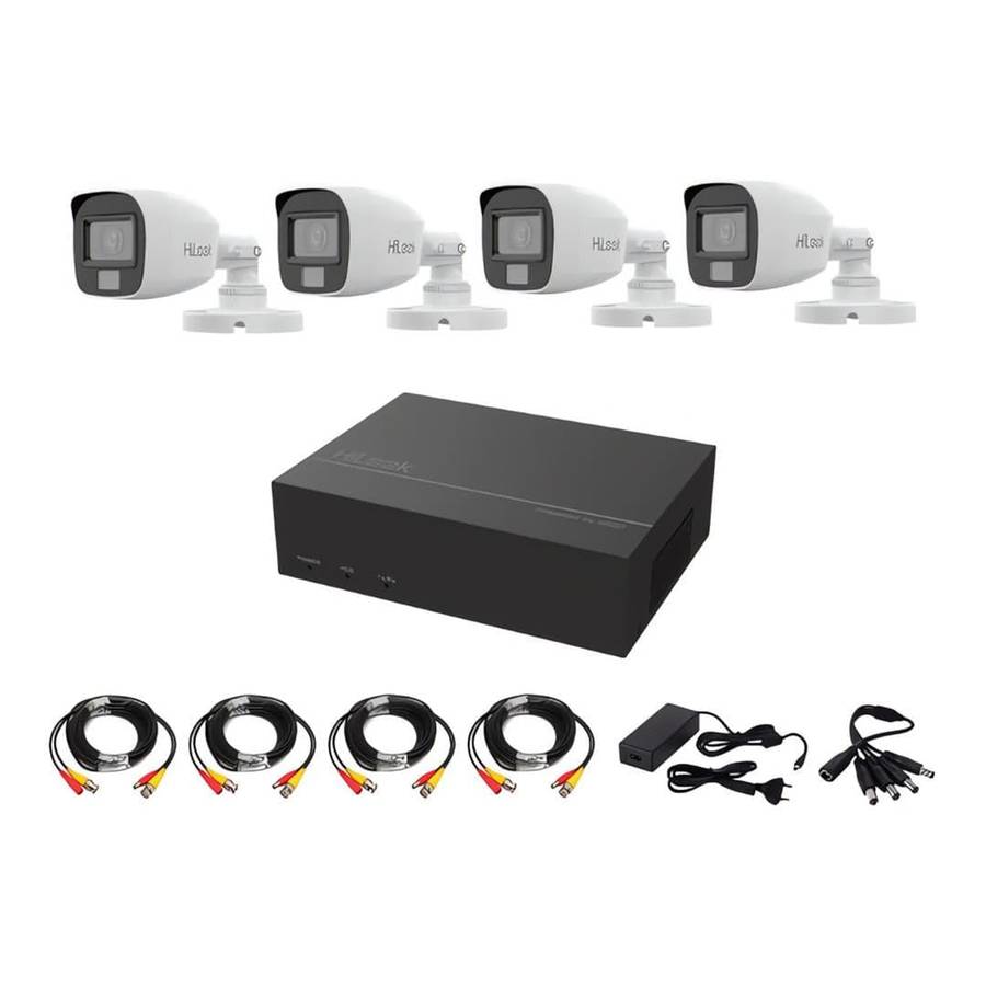 HiLook 4-ch DVR DIY Kit with 330GB SSD and 4x 2MP Bullet Cameras HIL-2402-330GB