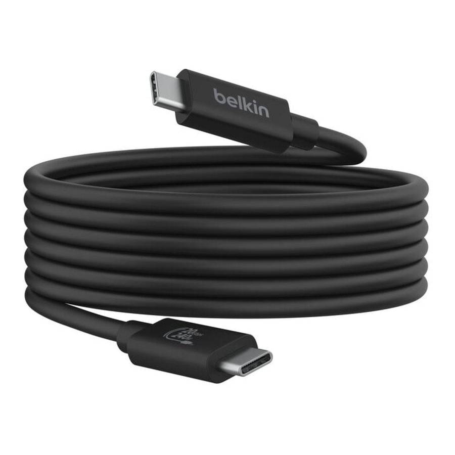 Belkin 2m USB4 204W 20Gbp/s Charging Cable Black INZ004bt2MBK