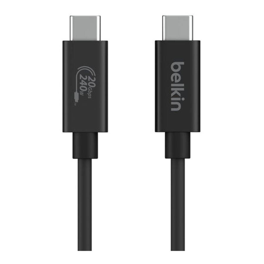 Belkin 2m USB4 204W 20Gbp/s Charging Cable Black INZ004bt2MBK