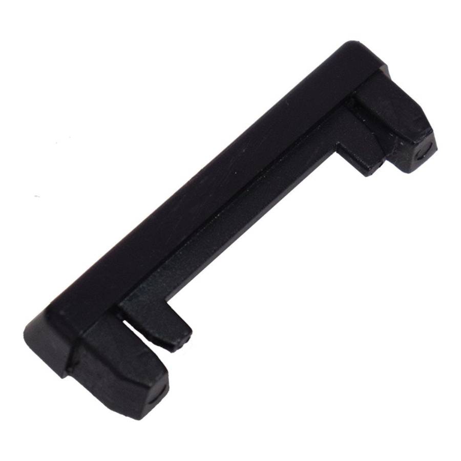 Parrot Janitorial 90cm Wall Rail With End Clips Black JA0342