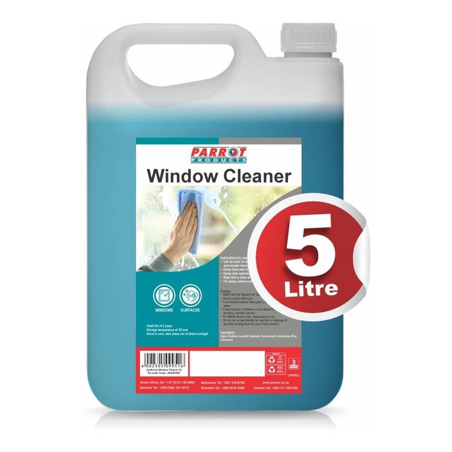 Parrot 5L Janitorial Window Cleaner JA0401WC