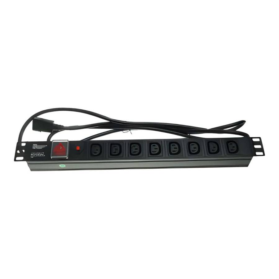 Acconet JPDU02 8-way Female Kettle Cord PDU