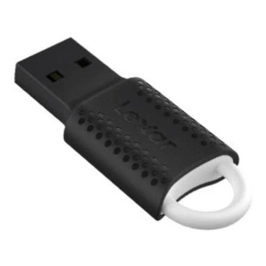 Lexar JumpDrive V40 32GB USB Flash Drive Black White LJDV40-32GAB