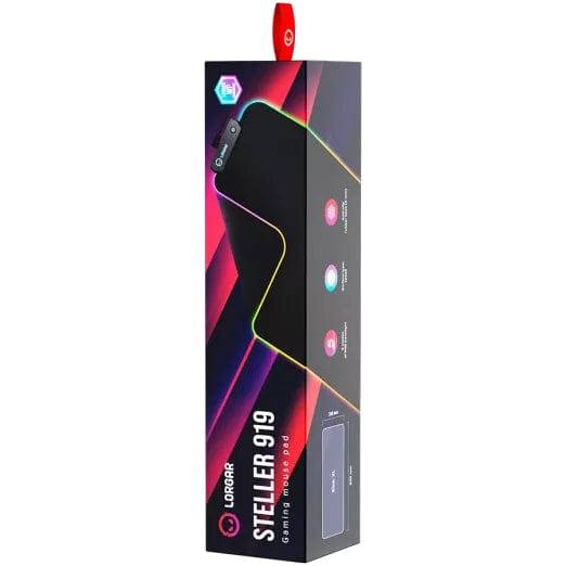 Lorgar Steller 919 RGB Gaming Mouse Pad Black LRG-GMP919