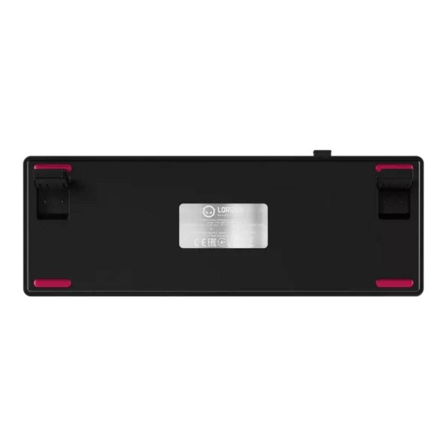 Lorgar KBP70MW Pro Wireless Mechanical Gaming Keyboard Black and Red LRG-KBP70MW-BK-US
