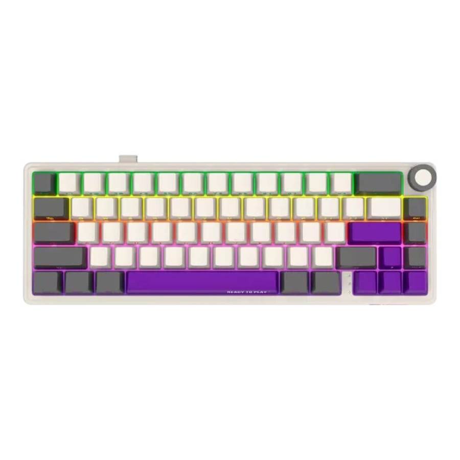 Lorgar KBP70MW Pro Wireless Mechanical Gaming Keyboard Beige LRG-KBP70MW-RT-US