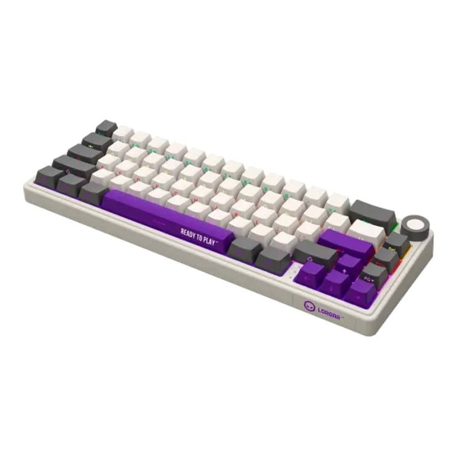 Lorgar KBP70MW Pro Wireless Mechanical Gaming Keyboard Beige LRG-KBP70MW-RT-US