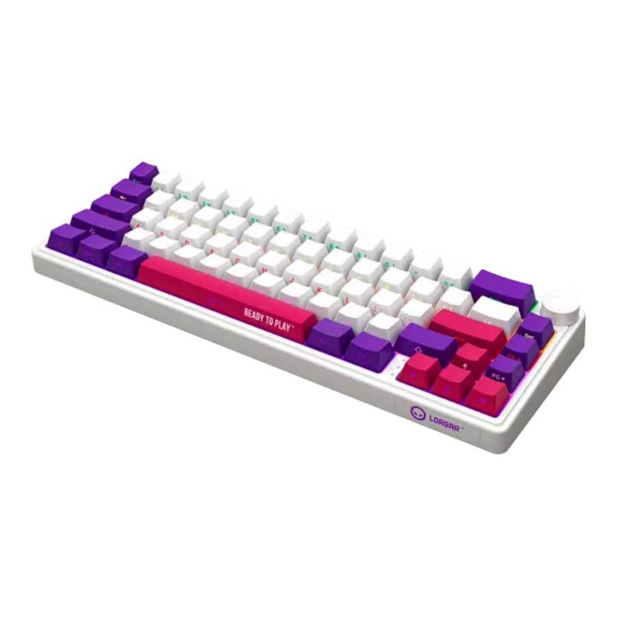 Lorgar KBP70MW Pro Wireless Mechanical Gaming Keyboard White LRG-KBP70MW-WH-US