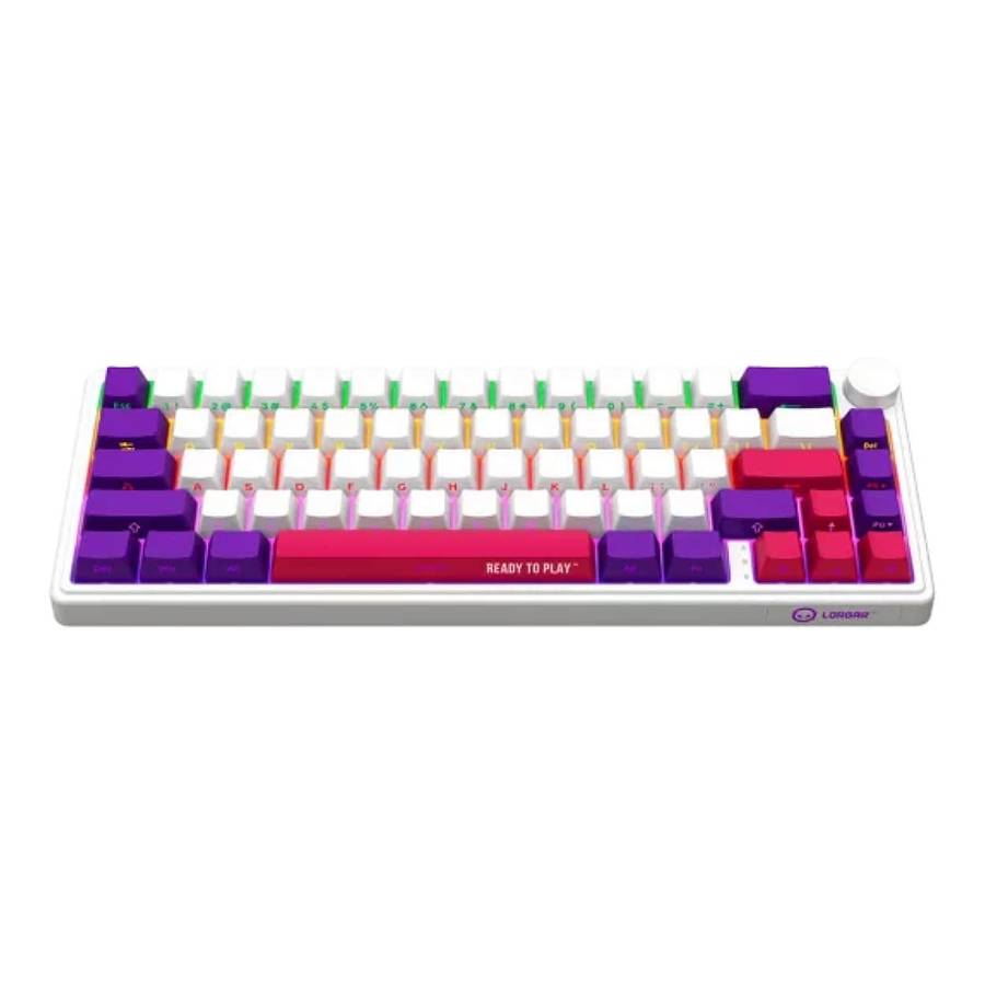 Lorgar KBP70MW Pro Wireless Mechanical Gaming Keyboard White LRG-KBP70MW-WH-US
