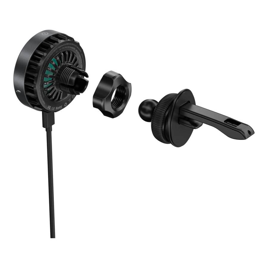 MagEasy MagMount 15W Qi2 Smart Cooling Car Charger Grey MAAIWA283SG24