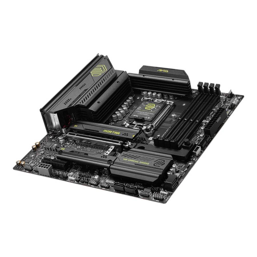 MSI MAG B860M MORTAR Wi-Fi Intel LGA 1851 AI-Ready mATX Motherboard