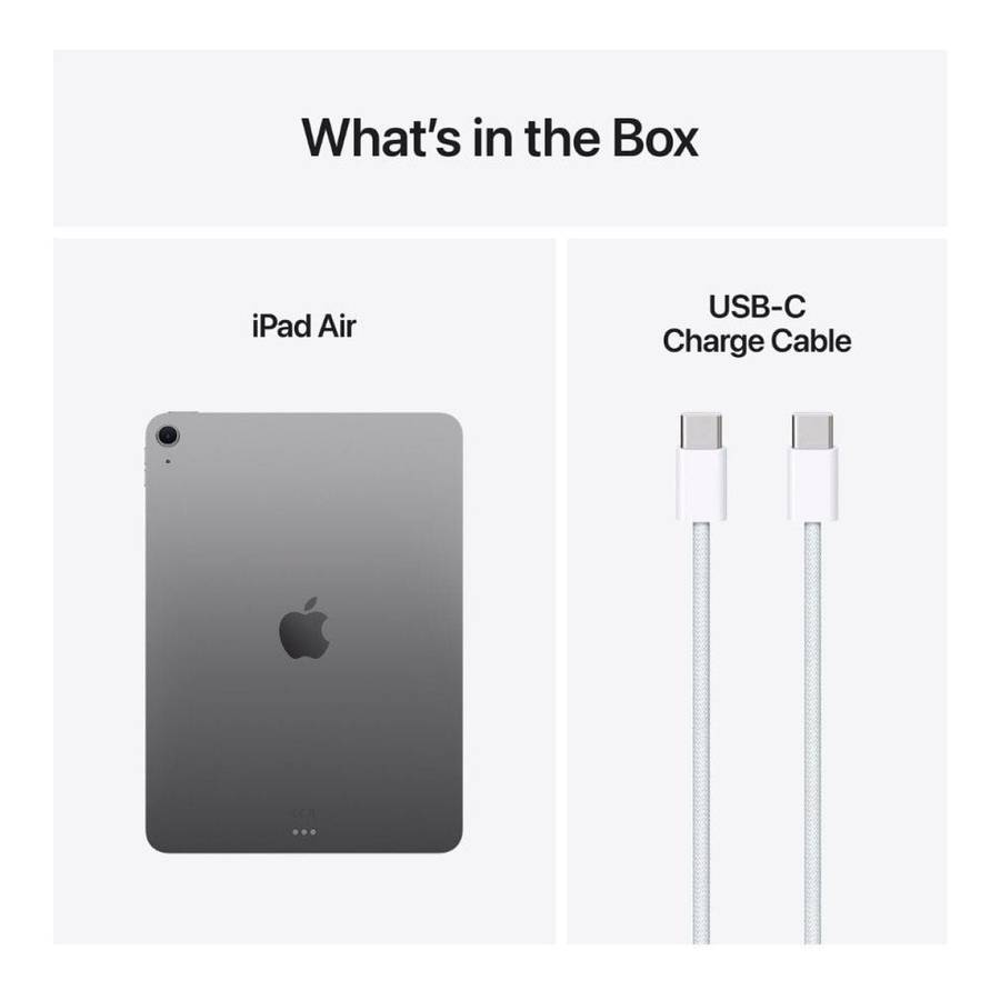 Apple iPad Air 11-inch Tablet - Apple M3 512GB ROM 8GB RAM Wi-Fi iPadOS 18 Space Grey MCA74QA/A