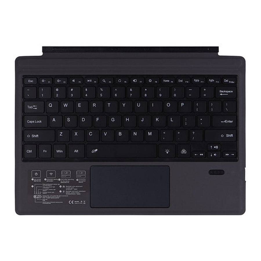 Tuff-Luv Backlit Bluetooth Keyboard Case for Microsoft Surface Go Models Black MF3803