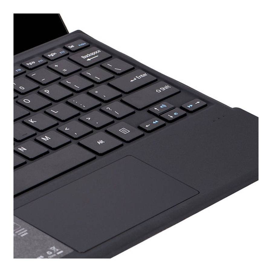 Tuff-Luv Backlit Bluetooth Keyboard Case for Microsoft Surface Go Models Black MF3803