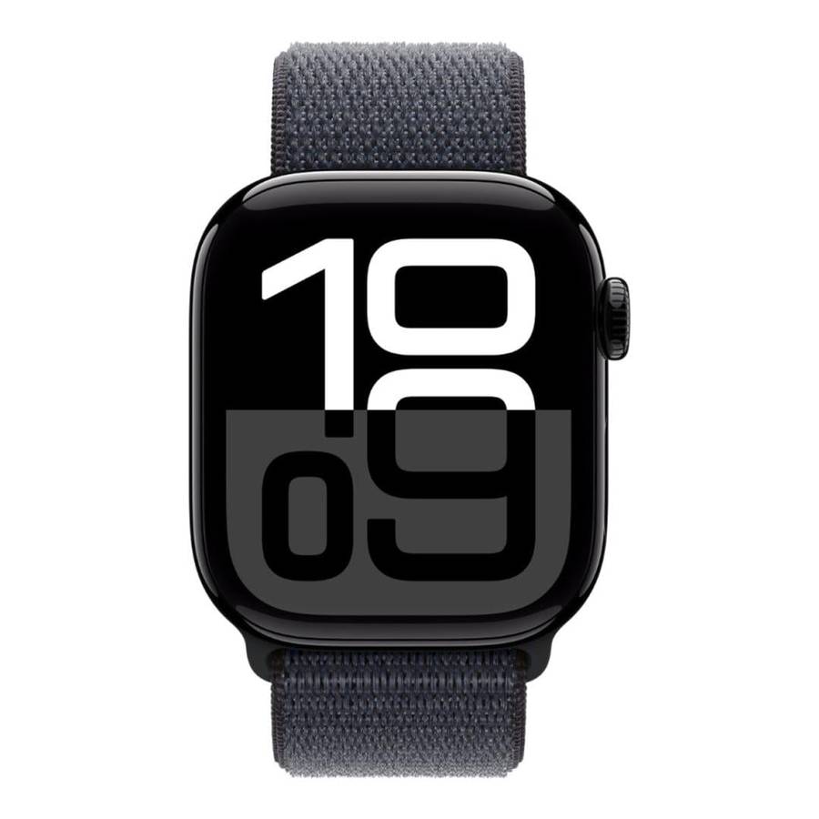 Apple Watch Series 10 GPS 42mm Jet Black Aluminium Case with Ink Sport Loop MWWG3QA/A