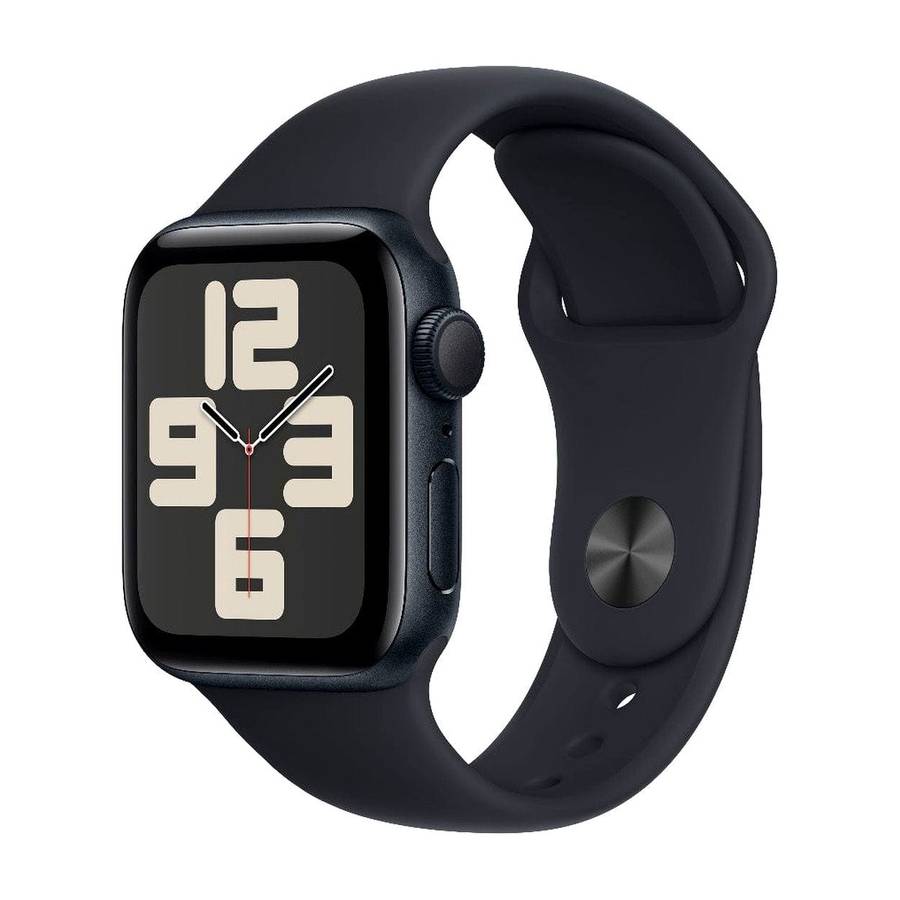 Apple Watch SE GPS 40mm Midnight Aluminium Case with Midnight Sport Band S/M