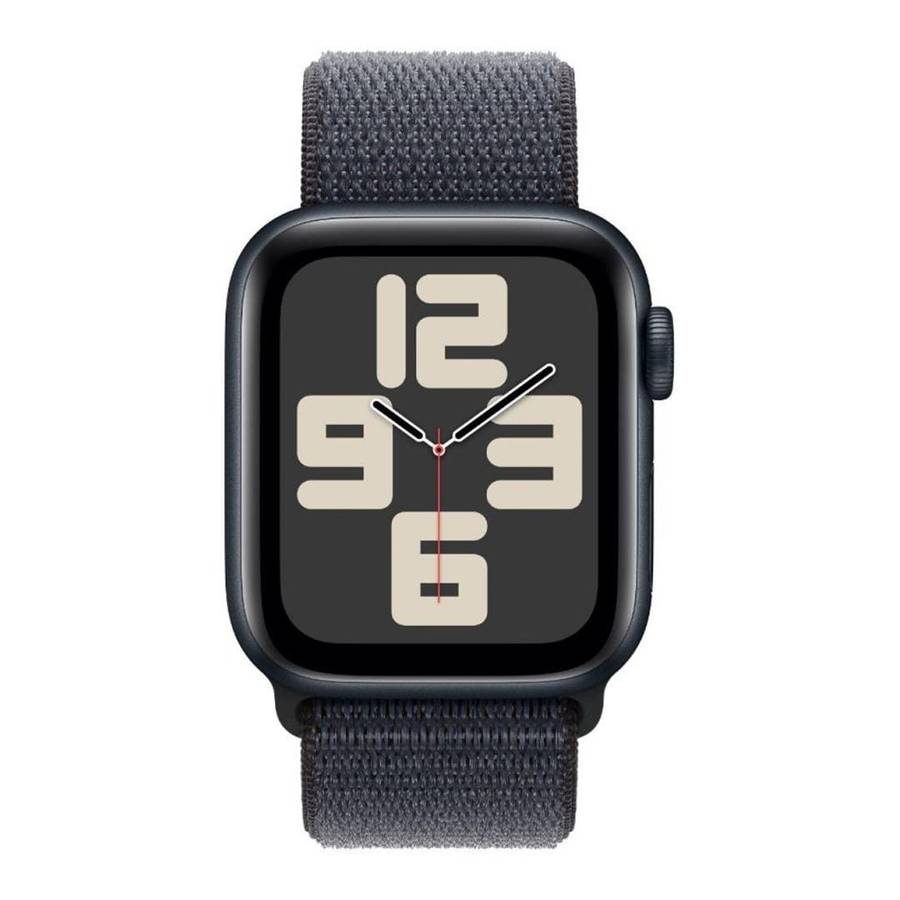 Apple Watch SE GPS 40mm Midnight Aluminium Case with Ink Sport Loop MXEA3QA/A