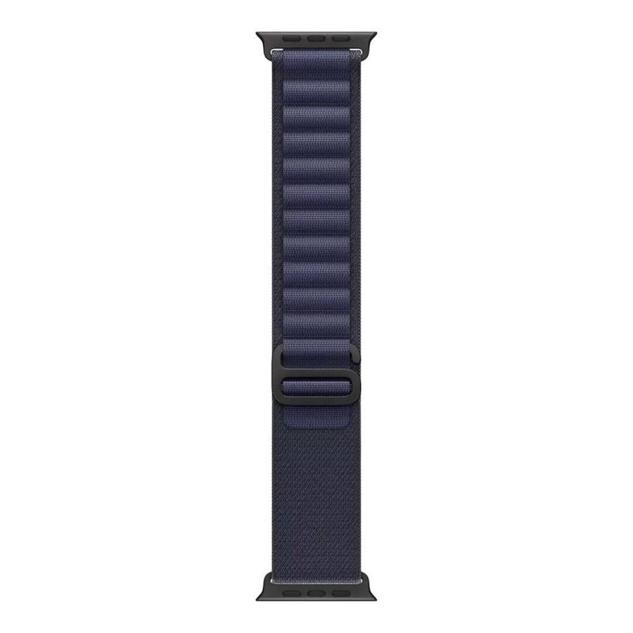 Apple 49mm Navy Alpine Loop with Black Titanium Finish Medium MYPX3ZM/A