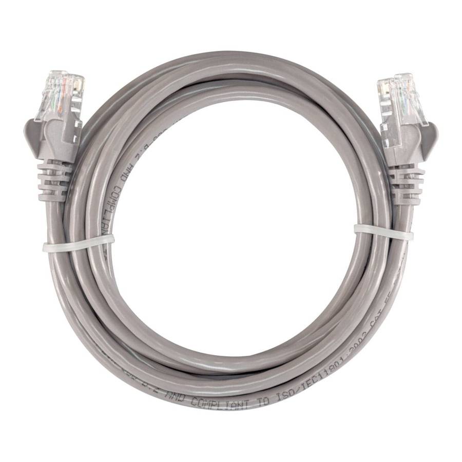 LinkQnet CAT5e Fly Lead RJ45 Ethernet Network Cable 2m NET-CAT5-GY-2M-LQ