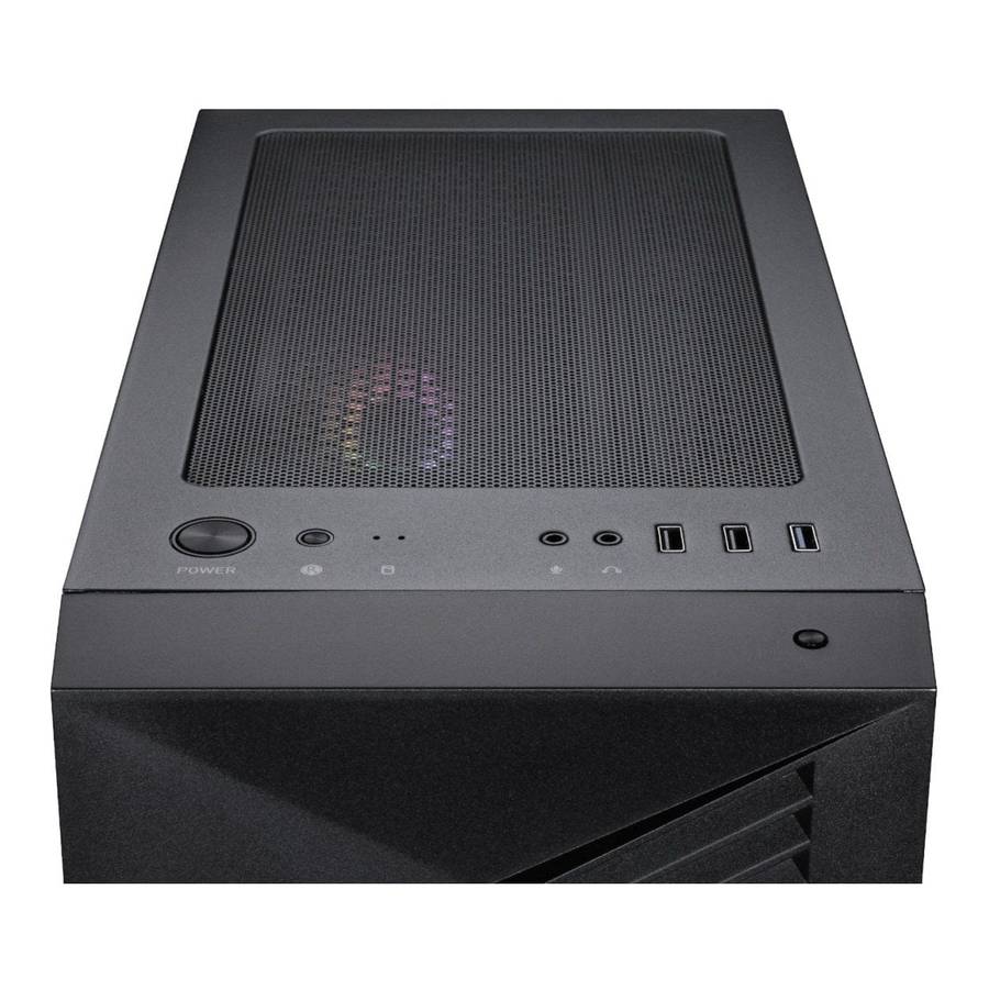MSI PRO FORGE M050A Micro-ATX Gaming PC Case Black
