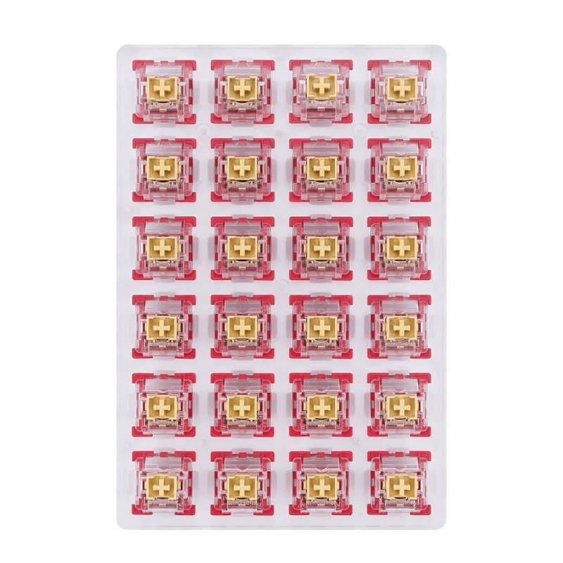 Redragon A113F Bullet Linear Tactile Mechanical Keyboard Clear Switches - 24-piece RD-A113F
