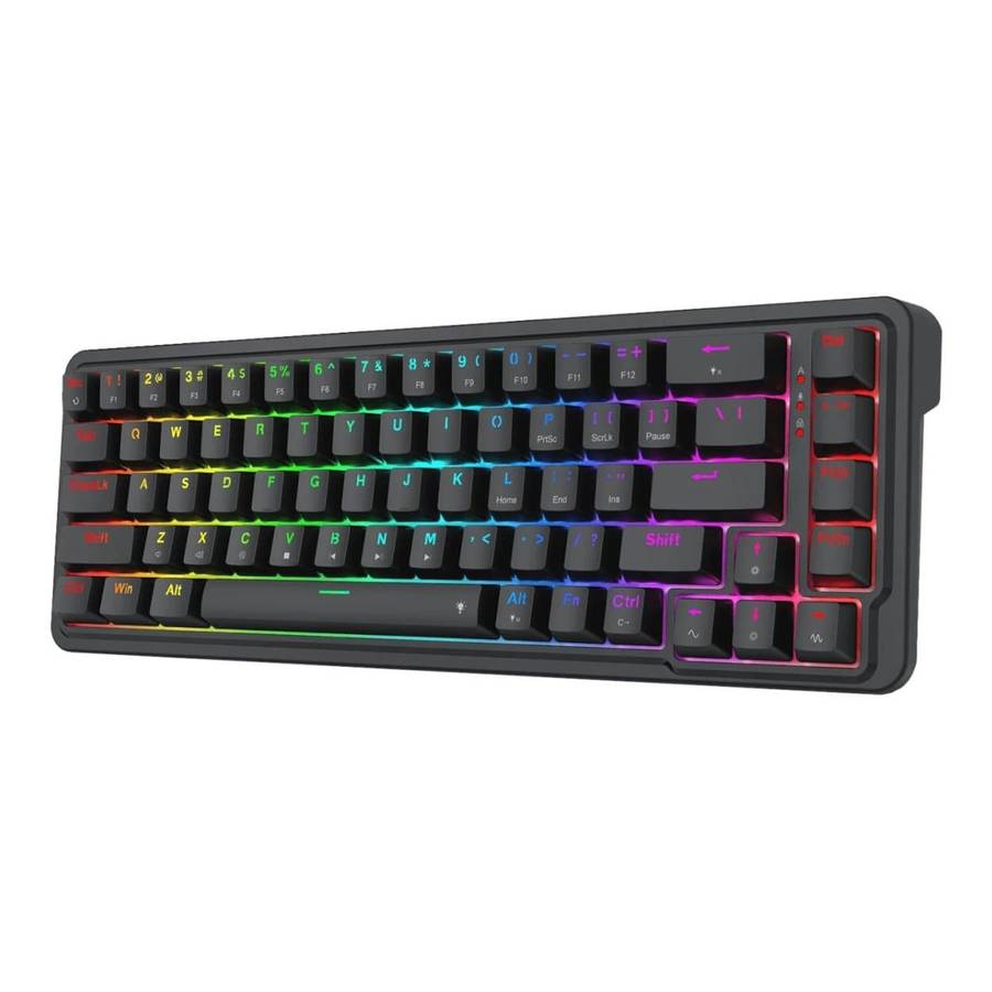 Redragon NOVA K709 Wired Gasket RGB Gaming Keyboard Black RD-K709-RGB