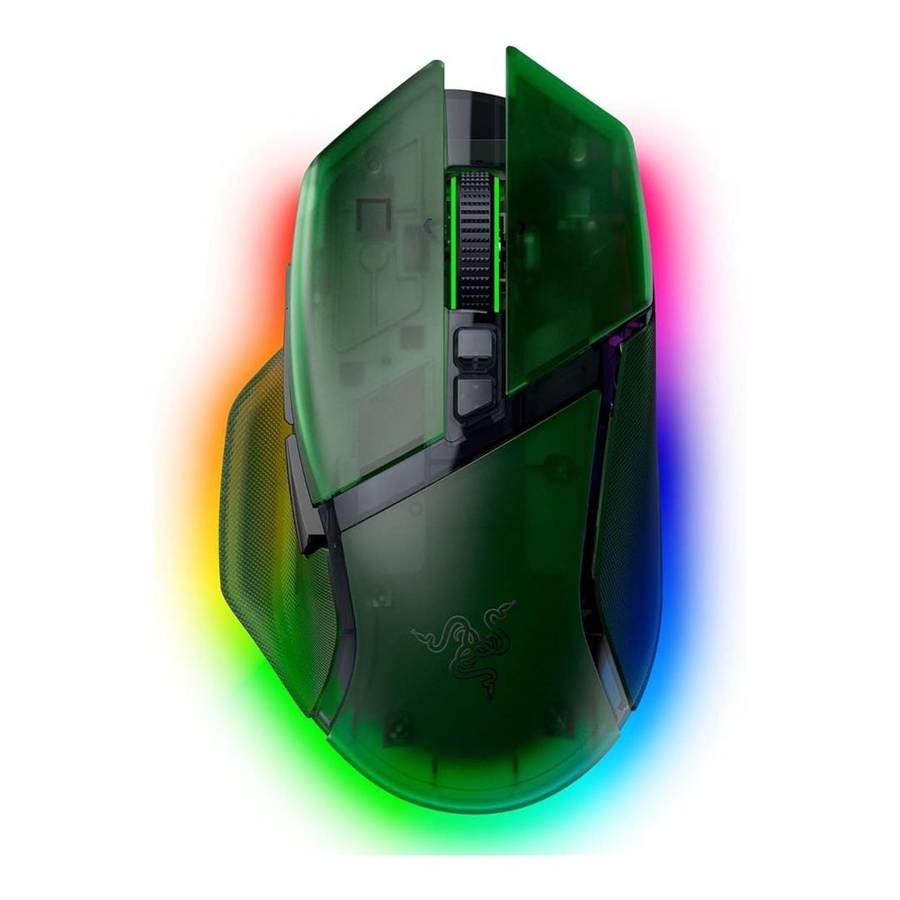 Razer Basilisk V3 Pro 35K RGB Wireless Gaming Mouse - Phantom Green Edition RZ01-05240300-R3G1