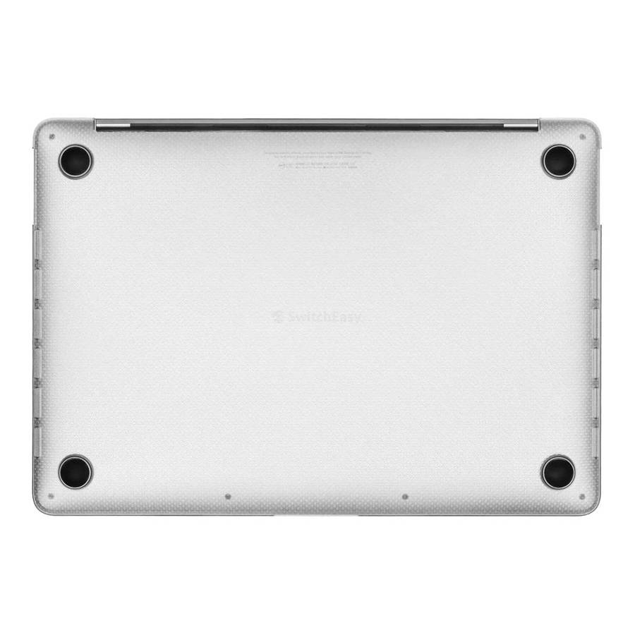 SwitchEasy Touch 13-inch Protective Case for MacBook Pro - Transparent White SMBP13059TW22
