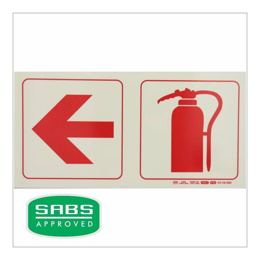 Parrot 190mm Photoluminescent Safety Sign SNP19F16
