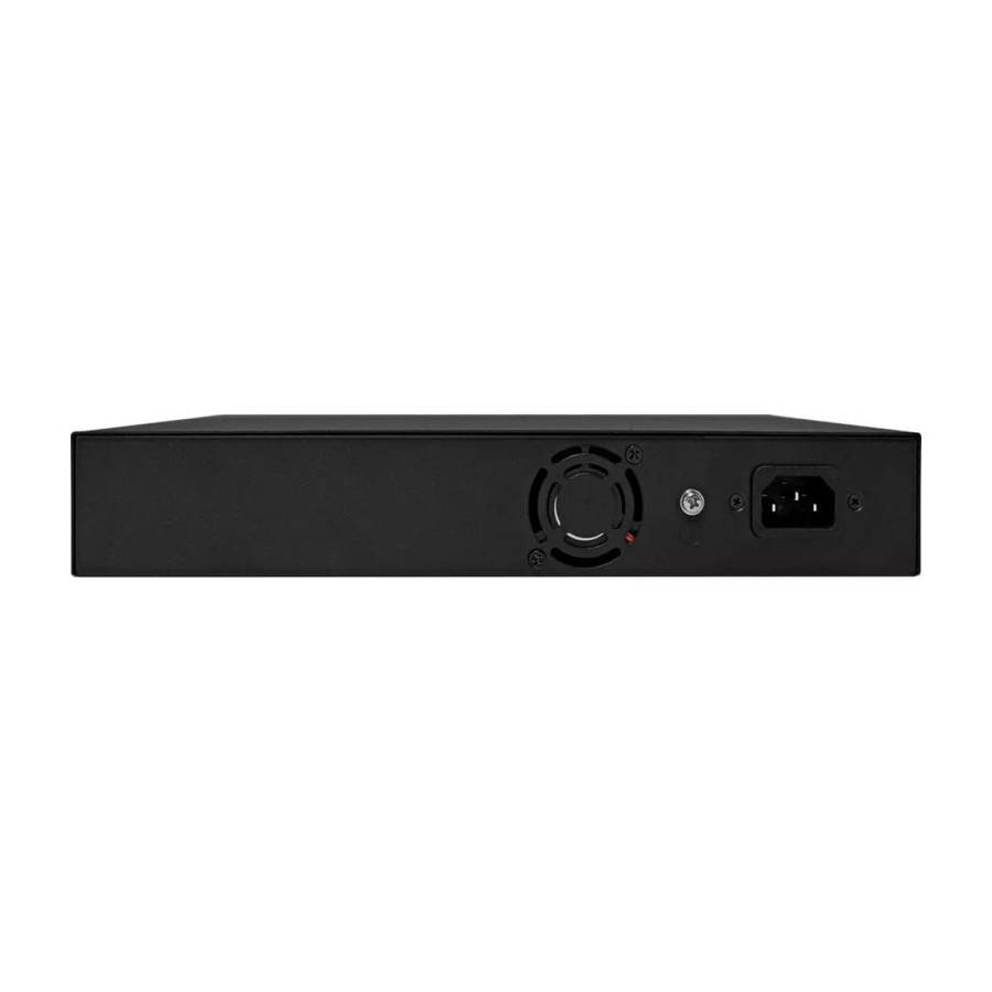 Scoop 16-port 150W 2x Gigabit 1x SFP Fast Ethernet AI PoE Network Switch SPS-16F2GS