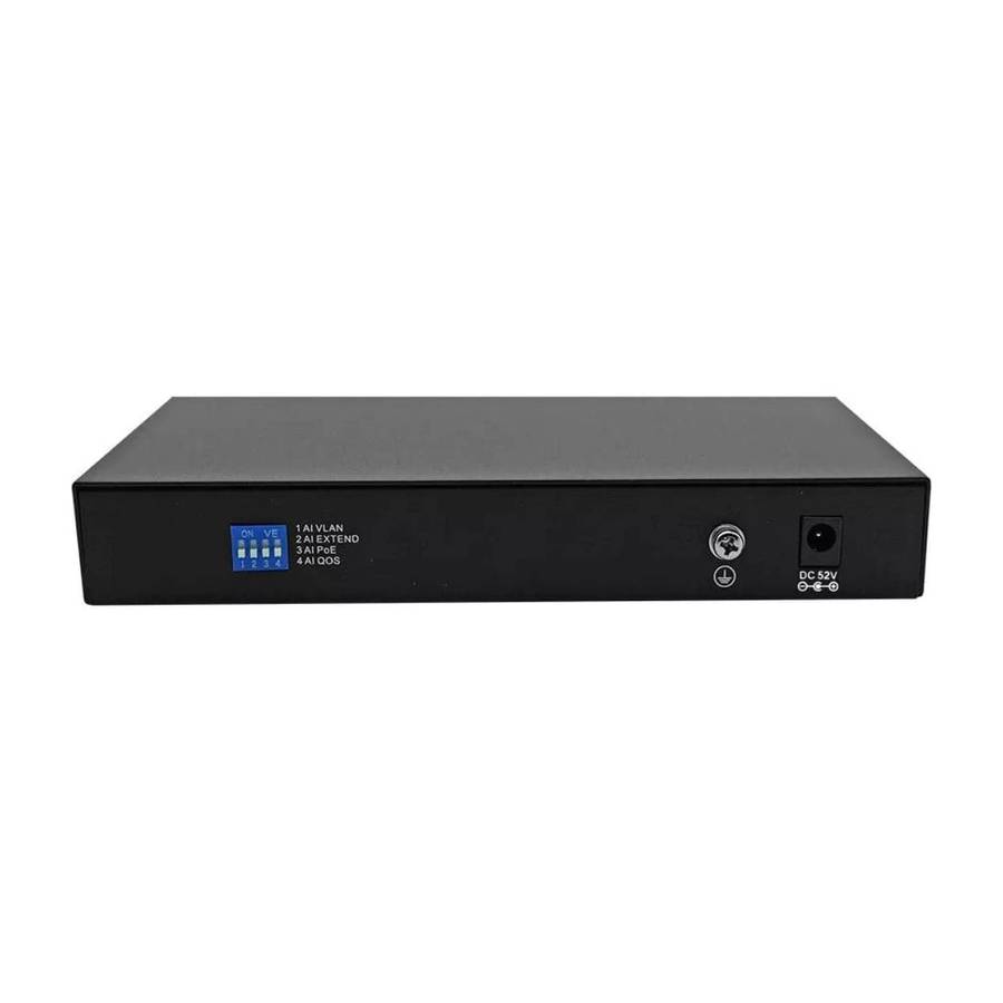 Scoop 10-port 96W Gigabit AI PoE Network Switch SPS-8G2G