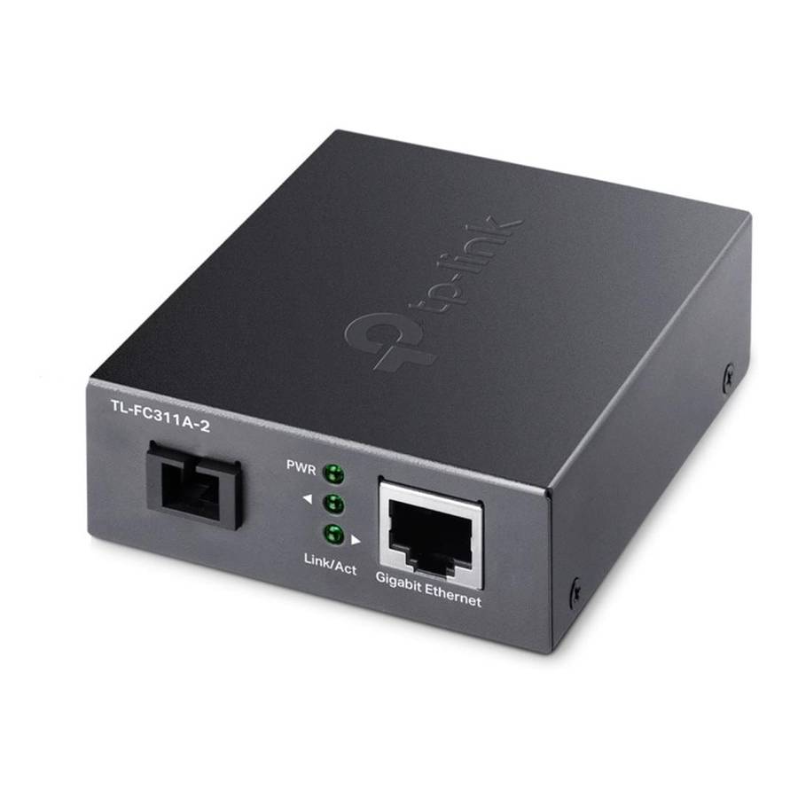 TP-Link Omada TL-FC311A-2 Gigabit WDM Media Converter