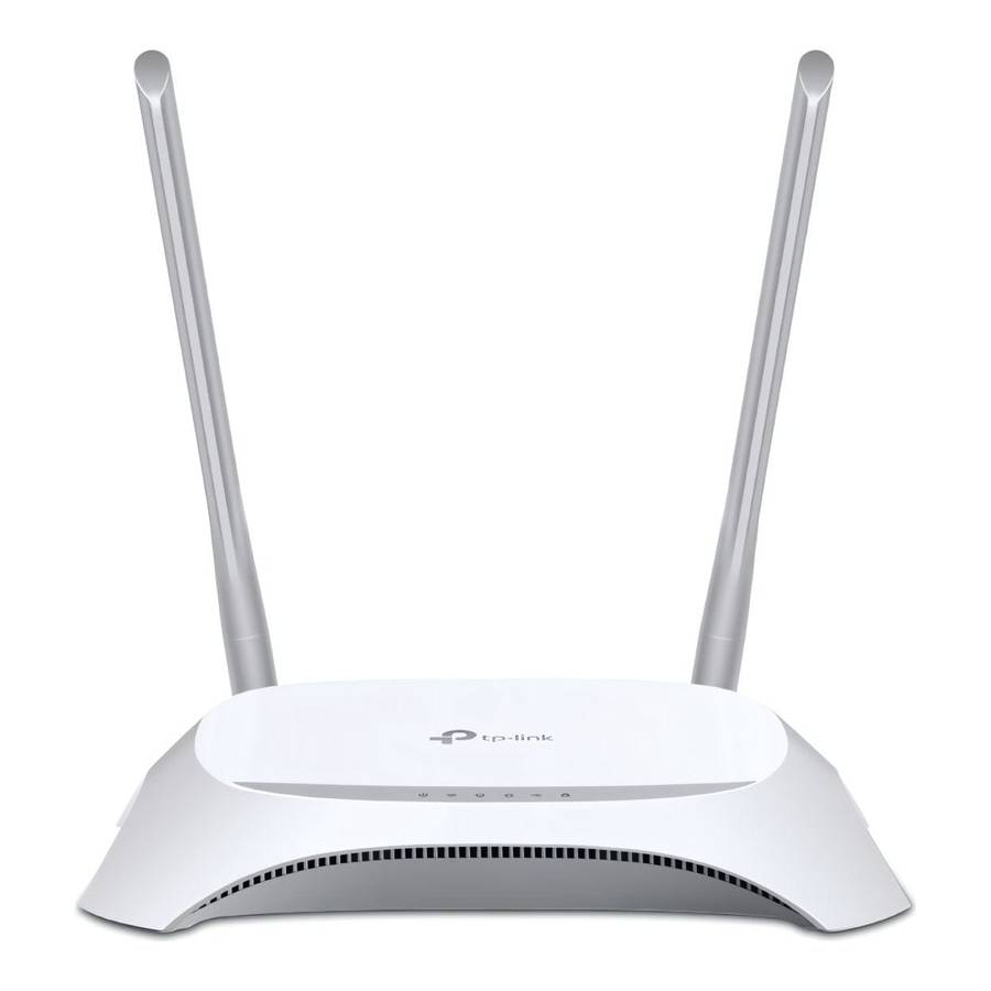 TP-Link TL-MR3420 Wi-Fi 4 Wireless Router Fast Ethernet Black and White
