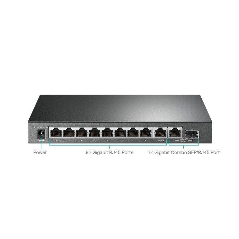 TP-Link TL-SG1210MPE 10-port Gigabit Easy Smart Switch with 8-port PoE+