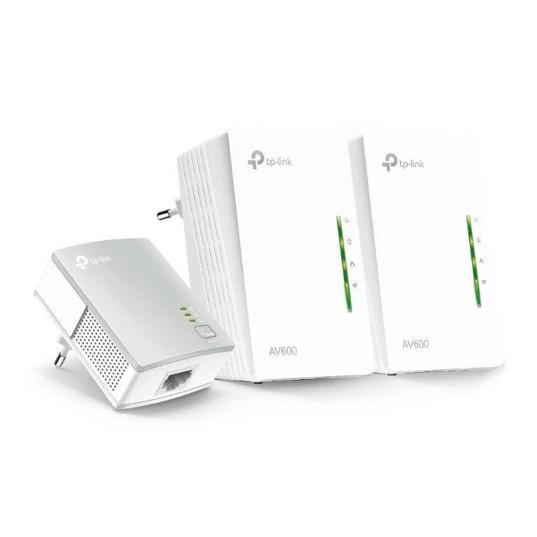 TP-Link TL-WPA4220T Kit AV600 Powerline Universal Wi-Fi Range Extender 3-pack