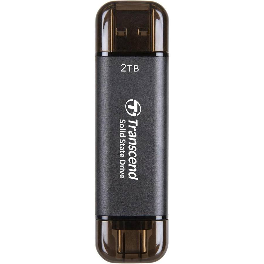 Transcend 2TB USBwith Type-C and Type-APortable SSDBlackTS2TESD310C