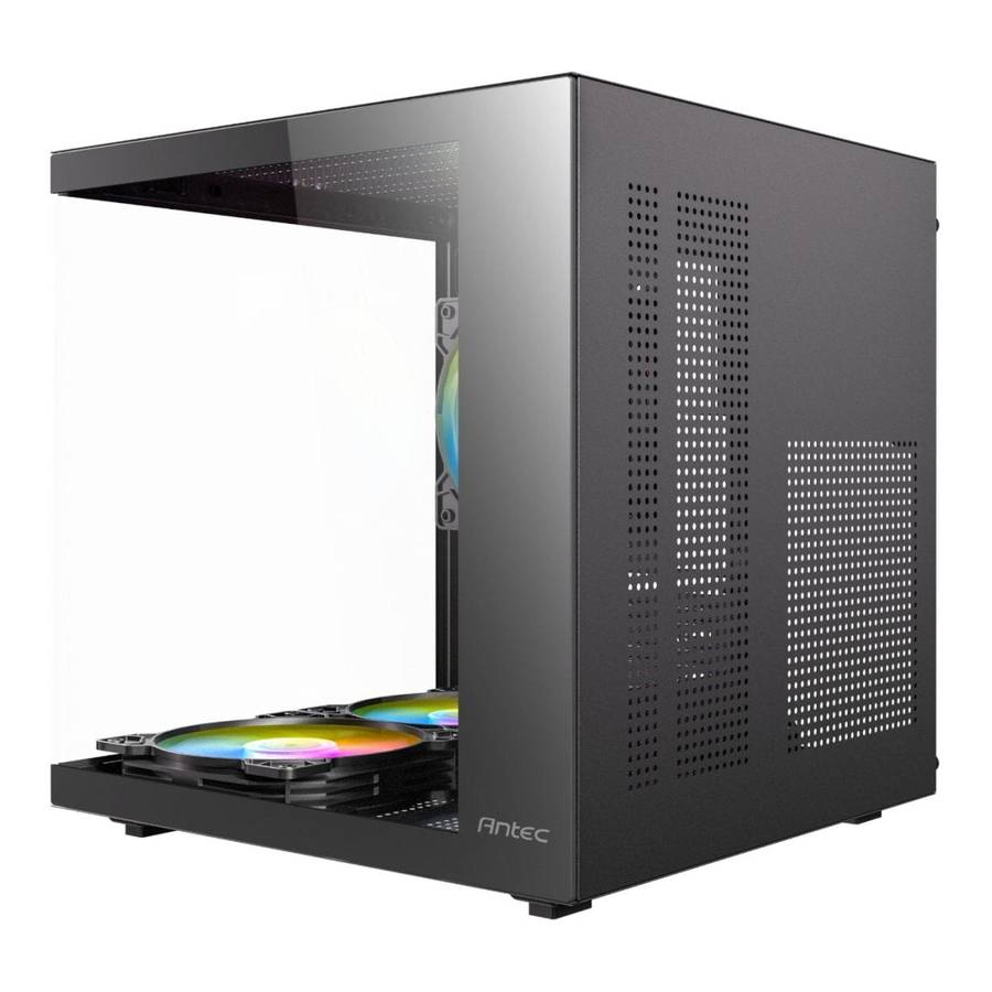 Antec VCX10M RGB Micro-ATX Mini-Tower Gaming PC Case Black