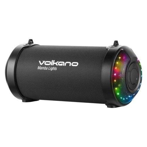 Volkano Mamba Lights Series Bluetooth Speaker With RGB Lights VK-3500-BK
