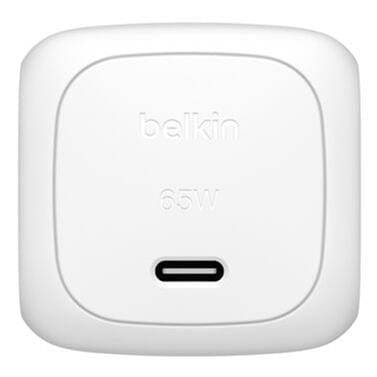 Belkin 65W BoostCharge Mobile Device AC Fast charging Indoor Wall Charger White WCA011KQWH