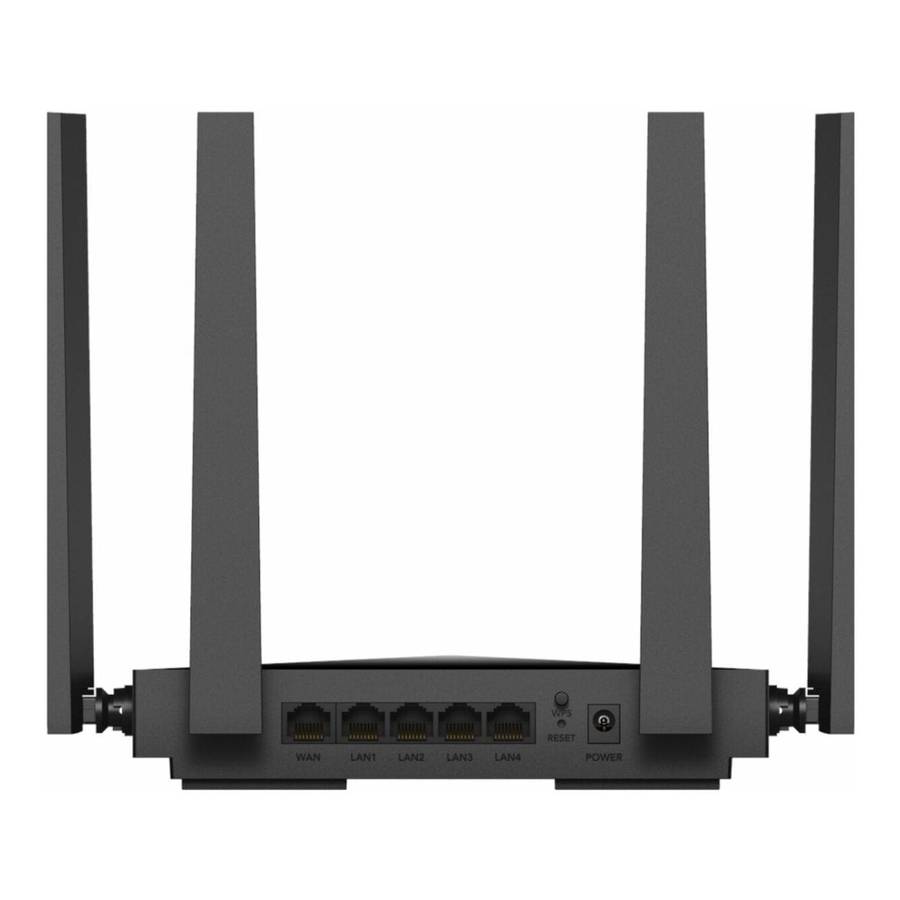 Cudy WR3600 Wireless Router - Dual-band 2.4GHz and 5GHz Gigabit Ethernet Black