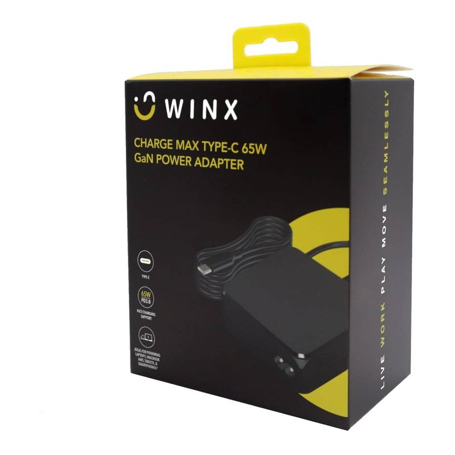 Winx Charge Max 65W Type-C GaN Power Adapter WX-DC103